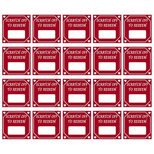 20 Stück Rubbelkarten, süße romantische Rubbelkarten und schöne Rubbelkarten zum Jahrestag, Spaß für Paare, Valentinstag, Jubiläen, Verabredungen und romantische Partys von TUYOBG