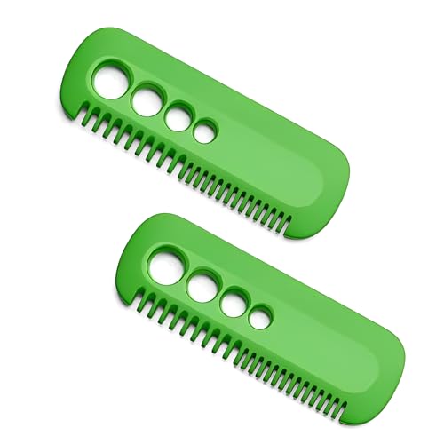 Kräuter-Abisolierwerkzeug, 4 Löcher, Abisolierzange, Kräuterentferner und Gemüse-Kräuter-Eliminator-Kamm für Koriander, Petersilie, Grünkohl, einfach zu bedienendes Mini-Blattstiel-Abisolierwerkzeug Kräuter-Abisolierwerkzeug, 4 Löcher, Abisolierzange, Kräuterentferner und Gemüse-Kräuter-Eliminator-Kamm für Koriander, Petersilie, Grünkohl, einfach zu bedienendes Mini-Blattstiel-Abisolierwerkzeug von TUYOBG