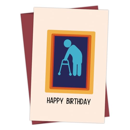 Lustige Geburtstagskarte mit Umschlag – Klappkarte für Geburtstag, Humorvoll & Kreativ Lustige Geburtstagskarte mit Umschlag – Klappkarte für Geburtstag, Humorvoll & Kreativ von TUYOBG