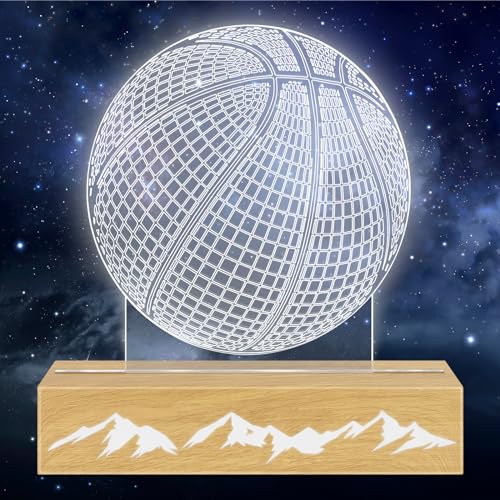 TUZELIYA Basketball Geschenke Jungen Mädchen - 3D Kinder Nachtlicht Basketball mit Fernbedienung 16 Farben + 6 Modes - Geschenke für Jungs - Kinder Geburtstagsgeschenk 6 7 8 9 10 jahre TUZELIYA Basketball Geschenke Jungen Mädchen - 3D Kinder Nachtlicht Basketball mit Fernbedienung 16 Farben + 6 Modes - Geschenke für Jungs - Kinder Geburtstagsgeschenk 6 7 8 9 10 jahre von TUZELIYA