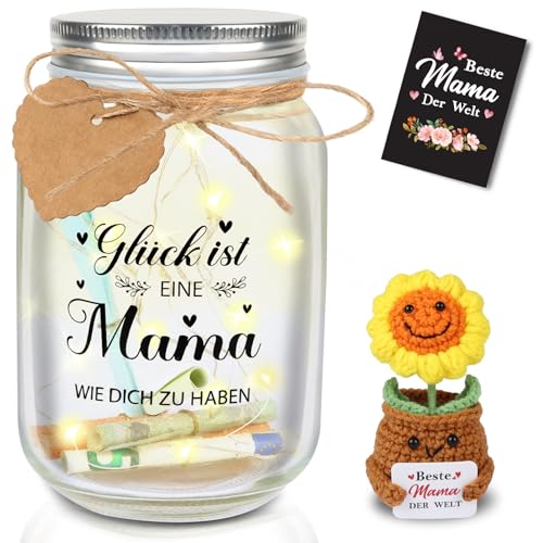 TUZELIYA Geschenke für Mama - LED Flaschenlicht mit Positive Sonnenblume,Muttertagskarte - Geburtstag Geschenk Mama - Geldgeschenke Geburtstag - Geschenke für Frauen - Muttertagsgeschenk TUZELIYA Geschenke für Mama - LED Flaschenlicht mit Positive Sonnenblume,Muttertagskarte - Geburtstag Geschenk Mama - Geldgeschenke Geburtstag - Geschenke für Frauen - Muttertagsgeschenk von TUZELIYA