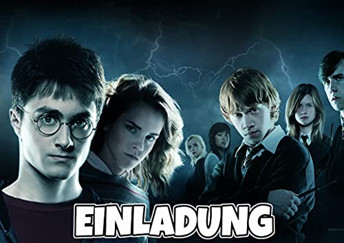 12er Set Einladungskarten + 12 Umschläge für Geburtstag - Party Kindergeburtstag Kompatibel mit Harry Potter Nr. 3 12er Set Einladungskarten + 12 Umschläge für Geburtstag - Party Kindergeburtstag Kompatibel mit Harry Potter Nr. 3 von TV-24