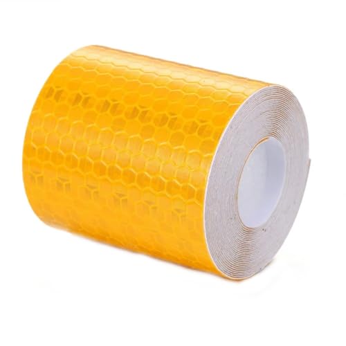 Auto Reflektierendes Klebeband Auto Sicherheit Warnaufkleber Reflektor Schutzband Streifen Folie für LKW Auto Motorrad Aufkleber von TVIVID