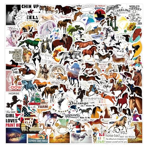 TVIVID 10/30/50/100 Stück Cartoon-Tiere, Pferd, Reiter, Aufkleber, cooler Reiter, Cartoon-Aufkleber, Handy, Notizbuch, Koffer, Graffiti-Aufkleber TVIVID 10/30/50/100 Stück Cartoon-Tiere, Pferd, Reiter, Aufkleber, cooler Reiter, Cartoon-Aufkleber, Handy, Notizbuch, Koffer, Graffiti-Aufkleber von TVIVID
