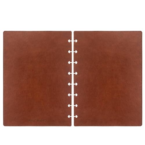 TVIVID Notizbuchhülle mit Pilzloch, PU-Leder, lose Blätter, Notizbuchhülle, DIY-Agenda-Planer, Notizbücher und Tagebücher TVIVID Notizbuchhülle mit Pilzloch, PU-Leder, lose Blätter, Notizbuchhülle, DIY-Agenda-Planer, Notizbücher und Tagebücher von TVIVID