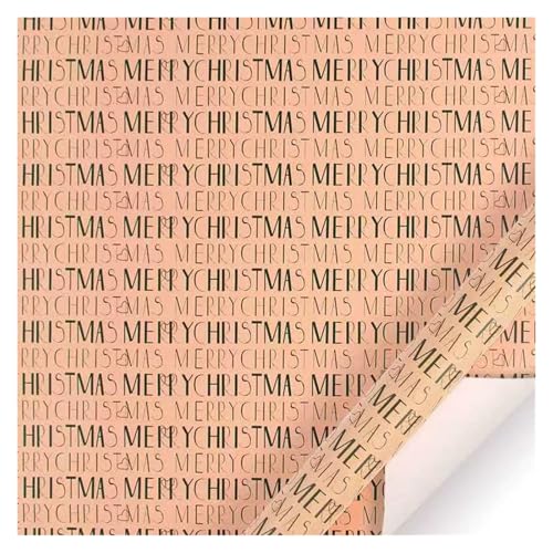 TWALOTPEX Geburtstagswrapping - Papier Kraft Santa Buffalo Plaid Geschenkpapier mit Polka Dots String Aufkleber 50 * 70 cm pro Rolle for Party Urlaub(E) von TWALOTPEX