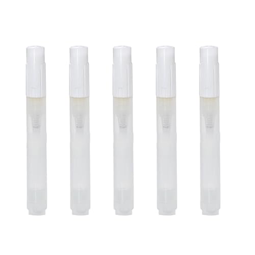 Leerer nachfüllbarer Lackstift, leer, leer, Acrylfarbe, Marker, transparent, nachfüllbar, leer, 5 Stück Leerer nachfüllbarer Lackstift, leer, leer, Acrylfarbe, Marker, transparent, nachfüllbar, leer, 5 Stück von TWEW