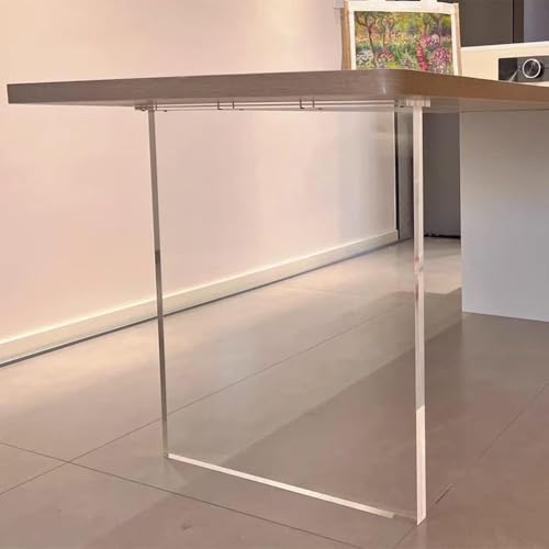 TWHZSAI 1 Packung transparentes Tischbein aus Acryl, modernes DIY-Möbelbein für Heim- und Bürodekor, klares Schreibtischbein für Esstisch oder Bank, einfacher Stil, 1er-Set, 40 x 70 cm TWHZSAI 1 Packung transparentes Tischbein aus Acryl, modernes DIY-Möbelbein für Heim- und Bürodekor, klares Schreibtischbein für Esstisch oder Bank, einfacher Stil, 1er-Set, 40 x 70 cm von TWHZSAI