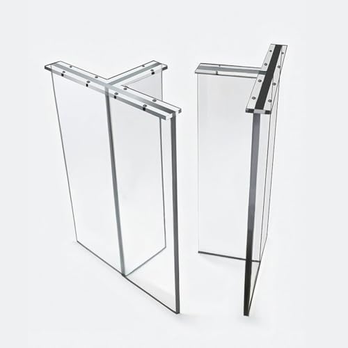 TWHZSAI Tischbeine aus Acryl, 2er-Set, Moderne transparente Möbelbeine für Heimwerkerprojekte, klare schwebende Schreibtischbeine fürs Büro, stilvolle Heimdekoration, Schreibtischbeine für Vlogger, TWHZSAI Tischbeine aus Acryl, 2er-Set, Moderne transparente Möbelbeine für Heimwerkerprojekte, klare schwebende Schreibtischbeine fürs Büro, stilvolle Heimdekoration, Schreibtischbeine für Vlogger, von TWHZSAI