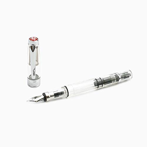 TWSBI Diamond Clear 580,Feder F,Füllfederhalter,Demonstrator,Kolbenfüller,Piston,Fountain Pen von TWSBI