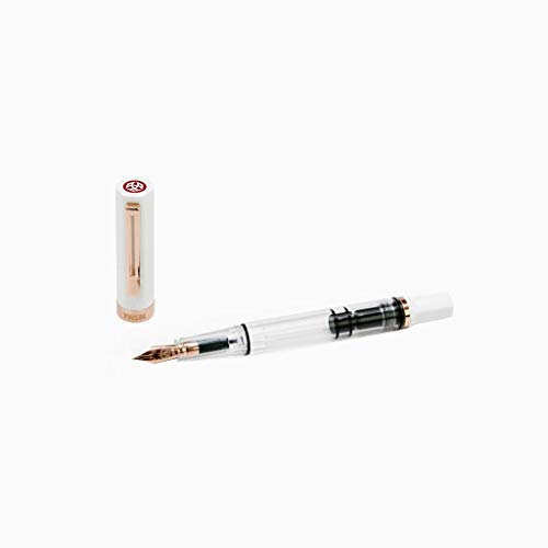 Twsbi Eco White & Rose Gold Füllfederhalter EF Twsbi Eco White & Rose Gold Füllfederhalter EF von TWSBI