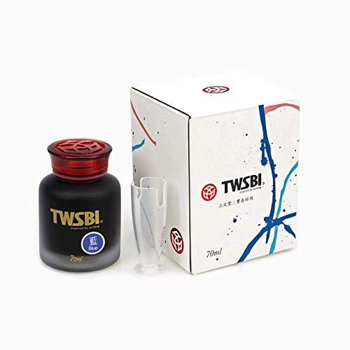 Twsbi Ink Blu 70 ml Tinte für Füllfederhalter von TWSBI