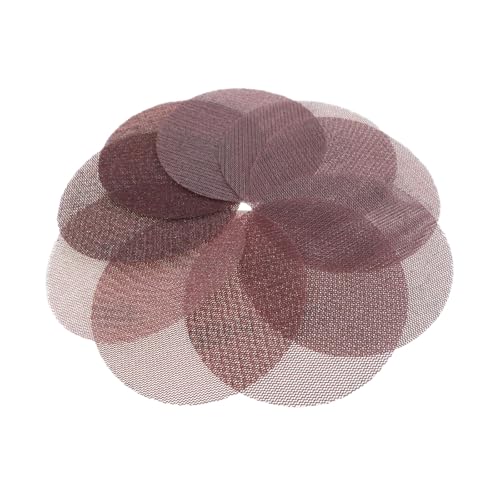 50 Stück Schleifscheiben,Schleifgitter Mesh Klett-Schleifscheiben Ø 125mm,Staubfreie Schleifnetz Schleifscheibe,Antiblockierende Schleifpads Schleifpapierzum Schleifen von harten Oberflächen (80#) von TWSOUL