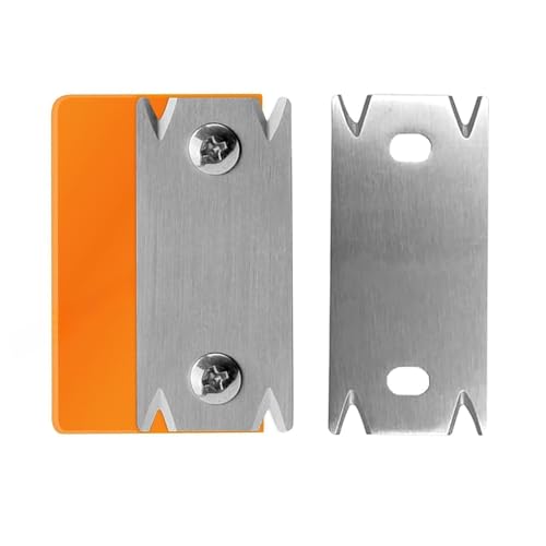 Furnierkantenschneider mit 1 Ersatzklinge,Kantenschneider Umleimer Holzbearbeitung Werkzeuge Handhobel,Edge Banding Trimmer,Kantenhobel,Holzkante Bänder Trimmer Einhandhobel für PVC ABS (Orange) von TWSOUL