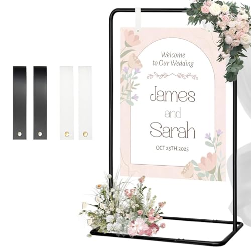 Staffelei Ständer Für Hochzeitsschild Poster,173x80x50cm,Hochzeitsschild-Halter,Aufschrift Welcome to Our Wedding Sign mit 4 Lederriemen,Leinwand Ständer,Hochzeit Staffeleien für Schilder (Schwarz) Staffelei Ständer Für Hochzeitsschild Poster,173x80x50cm,Hochzeitsschild-Halter,Aufschrift Welcome to Our Wedding Sign mit 4 Lederriemen,Leinwand Ständer,Hochzeit Staffeleien für Schilder (Schwarz) von TWSOUL