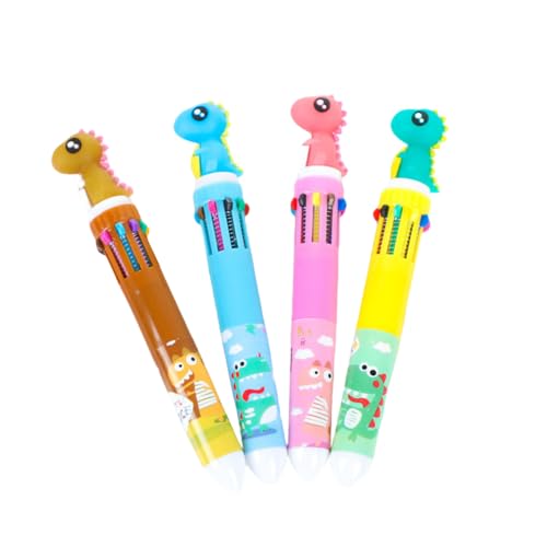 Mehrfarbig Stifte,Retractable Kugelschreiber 4 Stücke 10 in 1 Kugelschreiber 10 Farben Dinosaurier Stifte Kugelschreiber für Büro Schulbedarf Studenten Kinder Geschenk Mitbringsel Kindergeburtstag Mehrfarbig Stifte,Retractable Kugelschreiber 4 Stücke 10 in 1 Kugelschreiber 10 Farben Dinosaurier Stifte Kugelschreiber für Büro Schulbedarf Studenten Kinder Geschenk Mitbringsel Kindergeburtstag von TXDAMAI