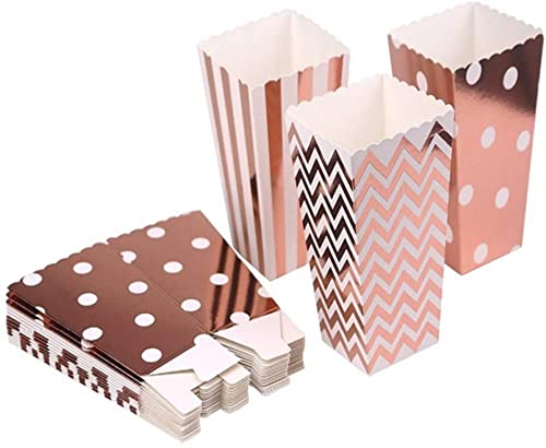 TXDAMAI Candy Container und Popcorn Papiertüte - 36 Stück Karton Boxen für Karneval, Party, Film und Fiesta von TXDAMAI