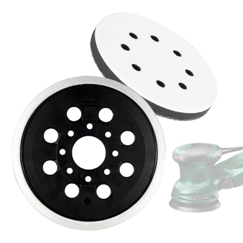 TXErfolg 125 mm Schleifunterlage für Bosch PEX 220 A GEX 125-1 AE PEX 220 AE Skil 7402/7490 8-Loch-Ersatz-Schleifpad mit Klettverschluss und Kissen, Bosch Zubehör für Exzenterschleifer TXErfolg 125 mm Schleifunterlage für Bosch PEX 220 A GEX 125-1 AE PEX 220 AE Skil 7402/7490 8-Loch-Ersatz-Schleifpad mit Klettverschluss und Kissen, Bosch Zubehör für Exzenterschleifer von TXErfolg
