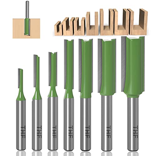 TXHF 7 Stück 6mm Schaft Gerade Fräser Set Holz Fräser Router Bit Oberfräser Nutfräser Holzfräser Fräser - 3mm,4mm,5mm,6mm,8mm, 10mm,12mm TXHF 7 Stück 6mm Schaft Gerade Fräser Set Holz Fräser Router Bit Oberfräser Nutfräser Holzfräser Fräser - 3mm,4mm,5mm,6mm,8mm, 10mm,12mm von TXHF