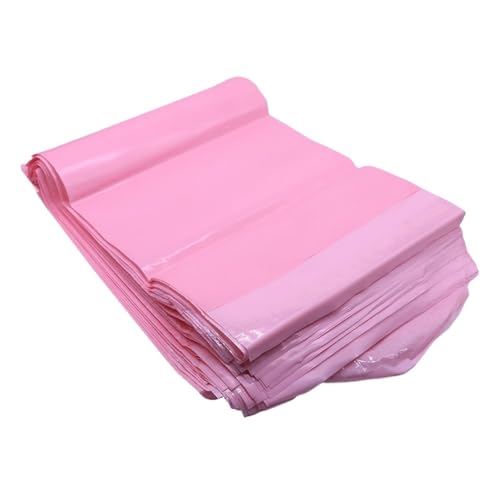 TXLEAPEY Grüne Kuriertasche aus Kunststoff, Express-Verpackungstasche, Dicke Kleidung, wasserdichte Versandtaschen, selbstverschließende Umschlagbeutel, viele(Rose,100 PCS-32X45cm) von TXLEAPEY