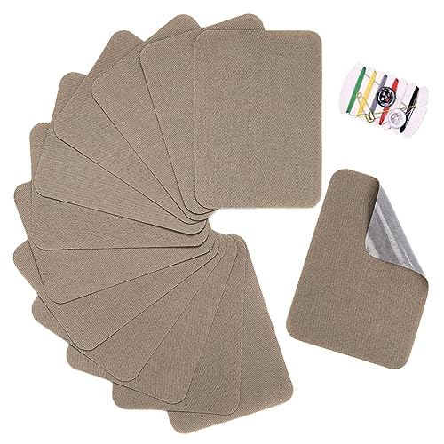 TXSN 12 x Reparaturflicken zum Aufbügeln, Baumwoll-Reparaturflicken für Kleidung, Hosen, Flicken und Dekorieren, Größe 7,6 x 10,2 cm, Khiki TXSN 12 x Reparaturflicken zum Aufbügeln, Baumwoll-Reparaturflicken für Kleidung, Hosen, Flicken und Dekorieren, Größe 7,6 x 10,2 cm, Khiki von TXSN