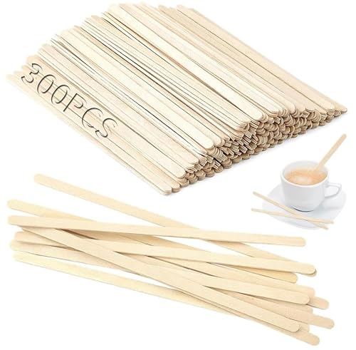 TXXATX 1000 Stück Rührstäbchen Holz 14 cm Holzstäbchen Kaffee Biologisch Abbaubare Holzstäbchen für Waffeln am Stiel für Milch Tee TXXATX 1000 Stück Rührstäbchen Holz 14 cm Holzstäbchen Kaffee Biologisch Abbaubare Holzstäbchen für Waffeln am Stiel für Milch Tee von TXXATX
