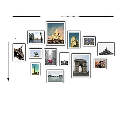 13Pcs / Set Holz Bilderrahmen Für Wandbehang, Bilderrahmen Wand Mit Bild Klassischer Holzrahmen Für Wohnkultur-weißBilderrahmen,Naturholz 13Pcs / Set Holz Bilderrahmen Für Wandbehang, Bilderrahmen Wand Mit Bild Klassischer Holzrahmen Für Wohnkultur-weißBilderrahmen,Naturholz von TXYCTNY