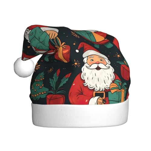 TYANG Weihnachtsmütze mit Aufdruck "Merry Christmas", Weihnachtsmannmütze TYANG Weihnachtsmütze mit Aufdruck "Merry Christmas", Weihnachtsmannmütze von TYANG