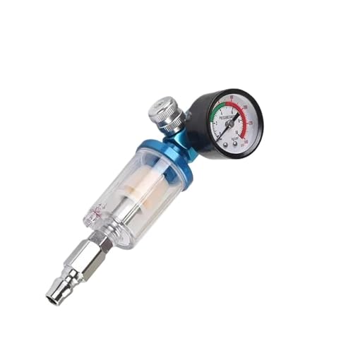 TYBOPHQJ 1/5 stück Euro Kompressor Spritzpistole Werkzeug Druck Teile 1/4 Zoll Öl Wasser Separator luftfilter Feuchtigkeit Falle(1 pcs,AF+PF+RG) von TYBOPHQJ