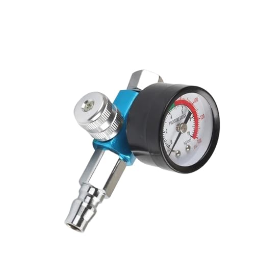 TYBOPHQJ 1/5 stück Euro Kompressor Spritzpistole Werkzeug Druck Teile 1/4 Zoll Öl Wasser Separator luftfilter Feuchtigkeit Falle(1 pcs,Regulator+PF) von TYBOPHQJ