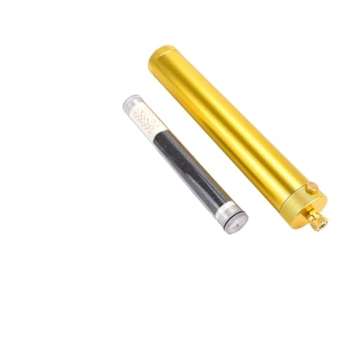 TYBOPHQJ 30MPA 300Bar 4500Psi Hochdruck-Luftkompressorfilter Tauchzylinder Aktivkohle PCP Öl-Wasser-Abscheider zur Geruchsentfernung(Giallo) von TYBOPHQJ