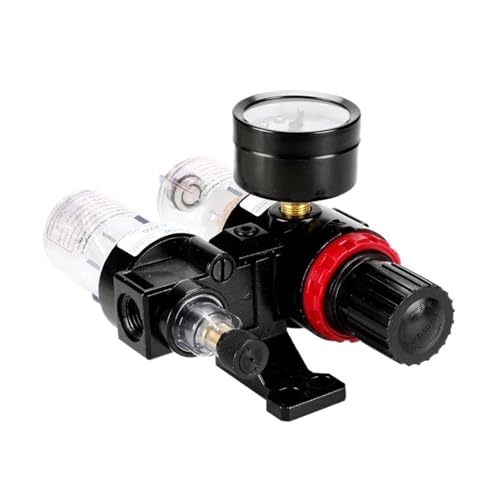 TYBOPHQJ AFC2000 1/4 Luftkompressor Öl-Wasser-Abscheider Filterregler Falle Airbrush Druckminderventil(AFC-PC402) von TYBOPHQJ