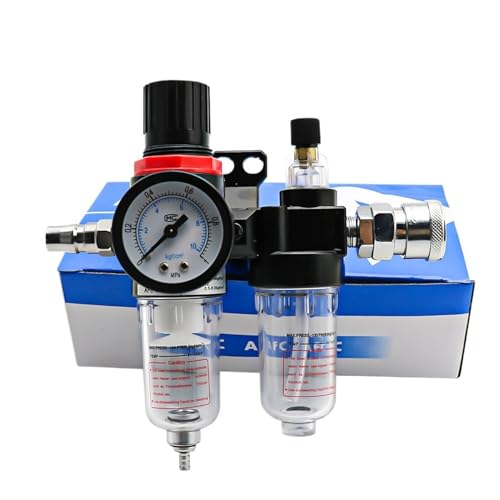 TYBOPHQJ AFC2000 AFR2000 + AL2000 G1/4 Luftkompressor Öl- und Wasserabscheider Luftfilter dient zur Reduzierung des Druckventilreglers(PC 4mm Fitting) von TYBOPHQJ