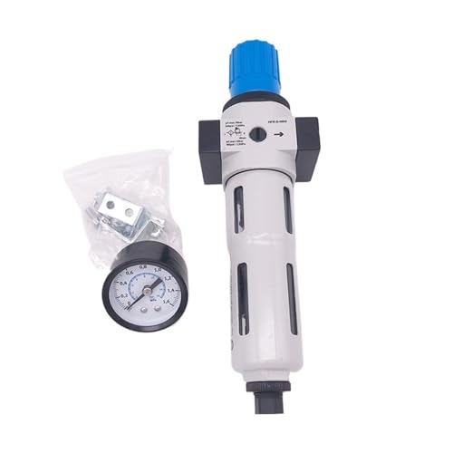 TYBOPHQJ Automatischer Ablass Pneumatischer Luftfilter-Druckregler 1/2 3/4 1 Zoll mit Manometer automatischer Ablassfilter(1) von TYBOPHQJ