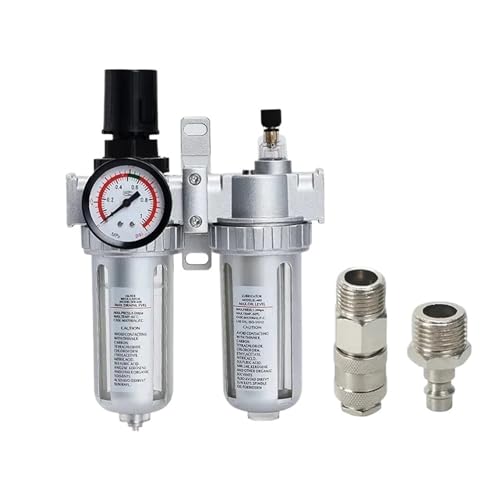 TYBOPHQJ Luftkompressorteile: SFC-200 SFC-300 SFC-400 - Luftfilterregler Öl-Wasser-Abscheider-Regelventil mit automatischer Entleerung(1 Set,SFC-400 w EU40) von TYBOPHQJ