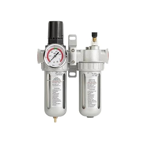 TYBOPHQJ Luftkompressorteile: SFC-200 SFC-300 SFC-400 - Luftfilterregler Öl-Wasser-Abscheider-Regelventil mit automatischer Entleerung(20 Sets,SFC-400) von TYBOPHQJ