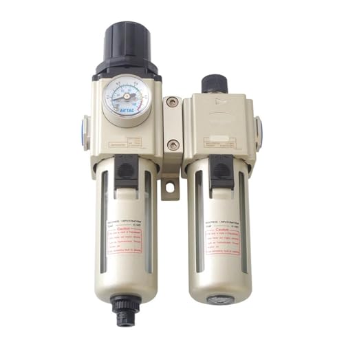 TYBOPHQJ Pneumatischer Doppeldruckregelfilter Öl-Wasser-Abscheider GAFC30008S GAFC30010S GAFC30015S GAFC30008AS GAFC(GAFC30008S) von TYBOPHQJ