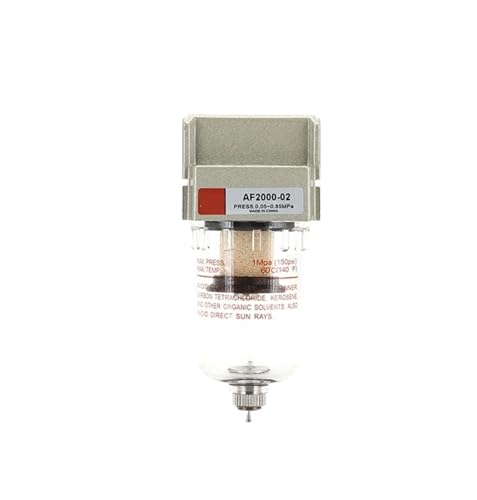 TYBOPHQJ mit Halterung AF3000-02 1/4 AF3000-03 3/8 Luftquellenprozessor Pneumatischer Pumpenfilter Öl-Wasser-Abscheider Automatische Entwässerung(AF2000-02) von TYBOPHQJ