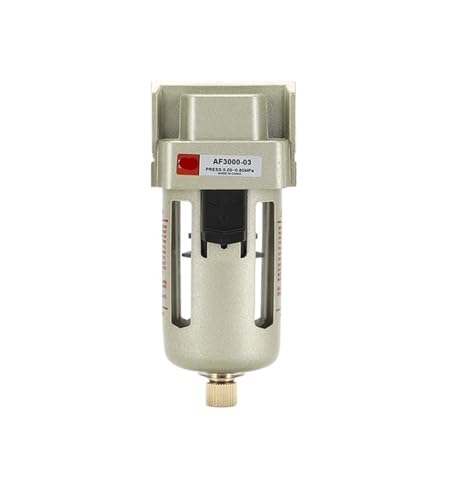 TYBOPHQJ mit Halterung AF3000-02 1/4 AF3000-03 3/8 Luftquellenprozessor Pneumatischer Pumpenfilter Öl-Wasser-Abscheider Automatische Entwässerung(AF3000-03) von TYBOPHQJ