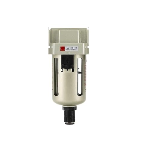 TYBOPHQJ mit Halterung AF3000-02 1/4 AF3000-03 3/8 Luftquellenprozessor Pneumatischer Pumpenfilter Öl-Wasser-Abscheider Automatische Entwässerung(AF4000-06D) von TYBOPHQJ