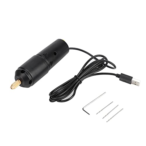 Elektrische Bohrmaschine, Handbohrmaschine DC 5 V, kleine tragbare elektrische Bohrmaschine, Micro-USB-Handbohrmaschine mit 3 Bits für Holzbrett, Kunststoffbrett Elektrische Bohrmaschine, Handbohrmaschine DC 5 V, kleine tragbare elektrische Bohrmaschine, Micro-USB-Handbohrmaschine mit 3 Bits für Holzbrett, Kunststoffbrett von TYCIONG