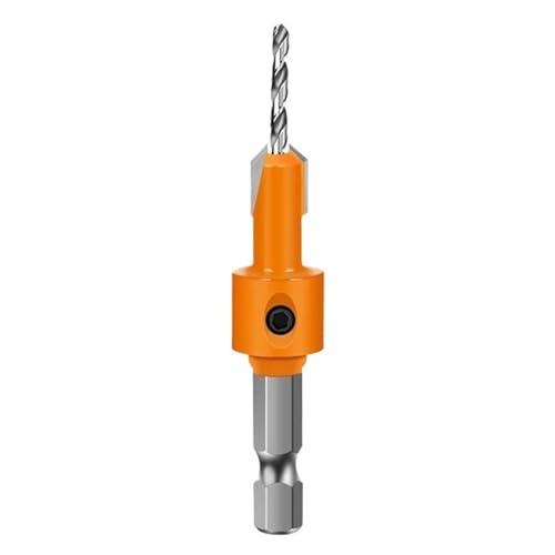 1-5PCS 8mm Schaft HSS Holzbearbeitung Senker Router Bit Schraube Extractor Remon Abriss For Holz Fräser(2.8X8mm) von TYDHGSE