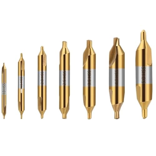 1 Set HSS Zentrum Bohrer 60 Grad Kombiniert Senker Winkel Bit Metall Bohrer(7pcs Set) von TYDHGSE