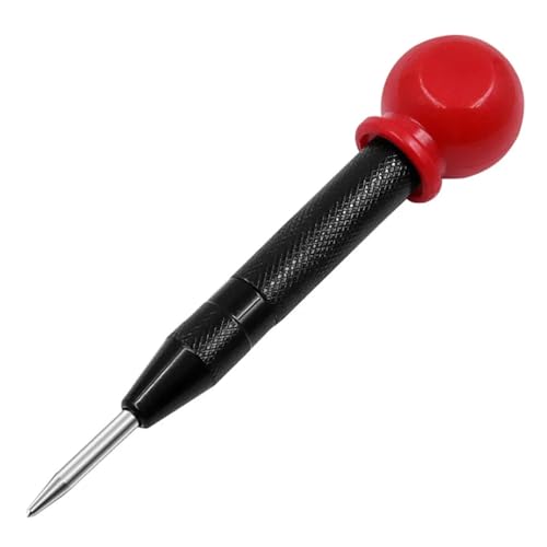 1 Stück Automatischer Körnerdorn Holzbearbeitungswerkzeuge Federbelastete Markierung Metallbohrer Holzpresse Dent Marker Tool(Black1) von TYDHGSE