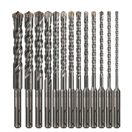 1 Stück Beton SDS Plus 5-16 Mm Bit Kreuzschneider Kopf Doppelter Schlangenhammer 160 Mm Wand Ziegelblock Elektrohammer Mauerwerk Bit(160mmX13pcs) von TYDHGSE