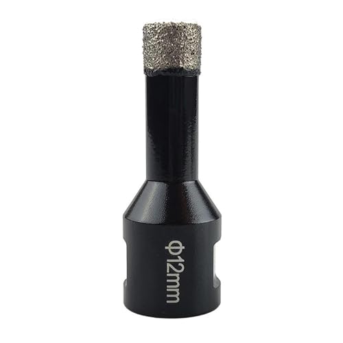 1 Stück M14-Gewinde Diamant-Trockenvakuumgelötete Bohrkernbohrer-Set For Porzellanfliesen, Kronen, Bohrer, Granit, Marmor, Lochsägenwerkzeuge(12mm) von TYDHGSE