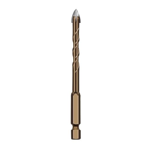 1 Stück Mauerwerk Beton Bohrer For Glas Keramik Fliesen Ziegel Kunststoff Holz Maurer Harte Legierung Wand Loch Opener Hex Schaft 3mm Bis 12mm(Concrete Bit 6mm) von TYDHGSE