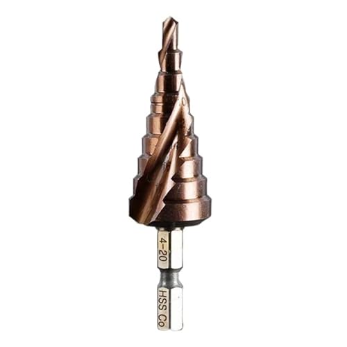 1 Stücke 4-12/4-20/4-32mm M35 Stufenbohrer Kegel HSS-CO HSS Bohrer Spiralnut Dreieckschaft For Edelstahl(4-20MM) von TYDHGSE