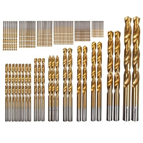 50/99-teiliges Bohrer-Set Aus Titan-beschichtetem Schnellarbeitsstahl Mit Sechskantschaft, Geraden Spiralbohrern(99pcs in bags) von TYDHGSE