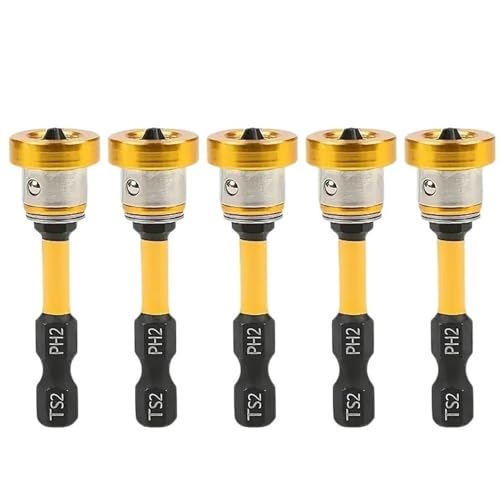 50mm 5 Stücke Magnetische Trockenbau Schraube Bits Setter Kit Positionierung Schraubendreher-bits Bohrer Bit Halter(5pcs) von TYDHGSE